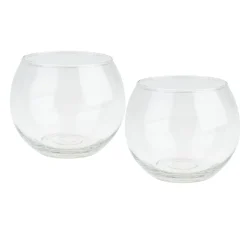 VBS Glasgravur|Glas- & Porzellanmalerei>Teelichtglas "Bowl", Ø 10,5 cm, 2 Stück