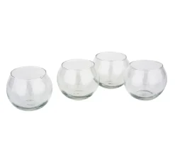 VBS Glasgravur|Glas- & Porzellanmalerei>Teelichtglas "Bowl", Ø 6,7 cm, 4 Stück