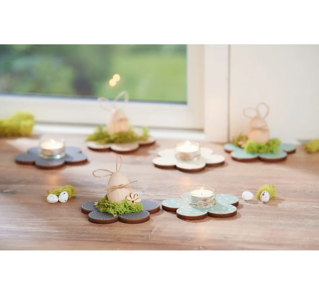 VBS Glas- & Porzellanmalerei|Glasgravur>Teelichtgläser, 4 Stück