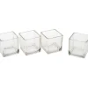 VBS Glasgravur|Glas- & Porzellanmalerei>Teelichtgläser "Cube", 4 Stück