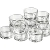 VBS XXL Glasgravur|Glas- & Porzellanmalerei>VBS Teelichtgläser "Flach", 12 Stück