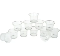 VBS XXL Glasgravur|Glas- & Porzellanmalerei>VBS Teelichtgläser "Geschwungen", 12 Stück