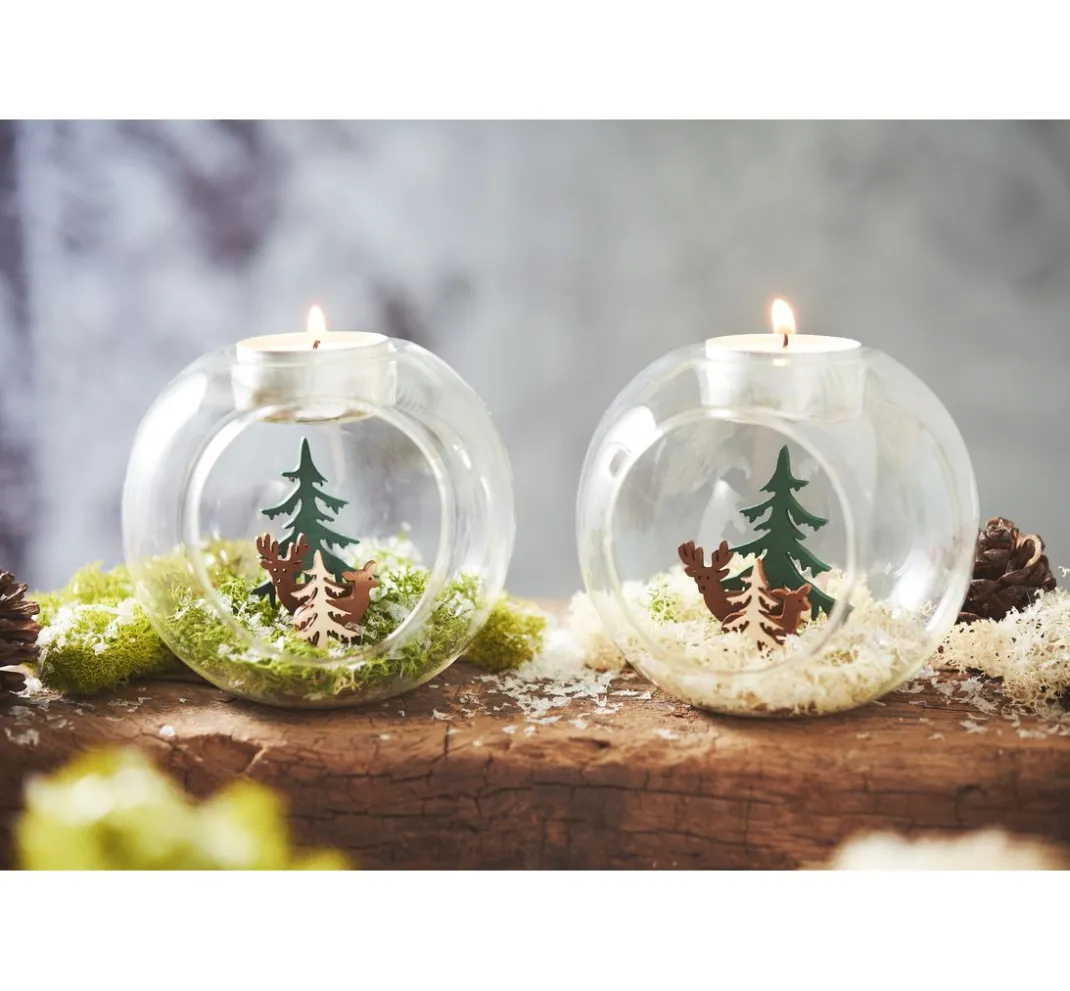 VBS Glas- & Porzellanmalerei|Glasgravur>Teelicht-Kugeln, 4 Stück