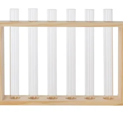 VBS Glas & Porzellan|Holz, Mdf & Pappmaché>Vase Reagenzglashalter "Cube"