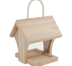 Kinder VBS Holz|Serviettentechnik>Vogel-Futterhaus zum Aufhängen
