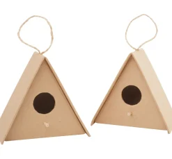 Kinder VBS Holz|Decoupage>Vogelhaus, dreieckig