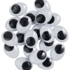 Kinder VBS Wackel- & Tieraugen|Bastelzubehör>Wackelaugen zum Aufkleben "Oval", 20 mm, 20 Stück