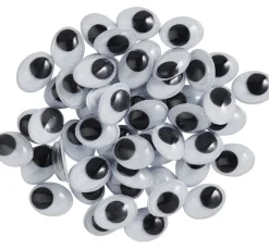 Kinder VBS Wackel- & Tieraugen|Bastelzubehör>Wackelaugen zum Aufkleben "Oval", 10 mm, 50 Stück