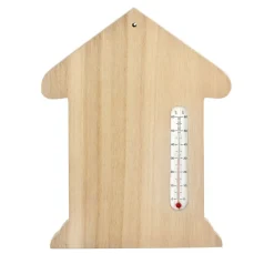 VBS Brandmalerei|Serviettentechnik>Wandthermometer "Haus"