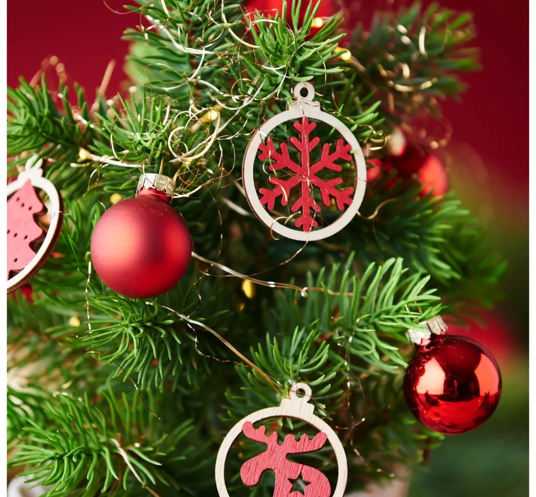 VBS Anhänger>Weihnachtskugeln "Mini" aus Kunststoff, Ø 3 cm