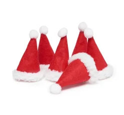 VBS Bastelzubehör>Weihnachtsmützen, 6 Stück