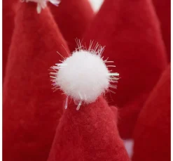 VBS XXL Bastelzubehör>VBS Weihnachtsmützen für 5 cm Kopfdurchmesser, 24 Stück