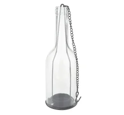 VBS Glasgravur|Glas- & Porzellanmalerei>Windlicht "Flasche", Höhe 22 cm