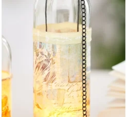 VBS Glasgravur|Glas- & Porzellanmalerei>Windlicht "Flasche", Höhe 22 cm