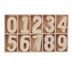 VBS Holz, Mdf & Pappmaché>Zahlensortiment, 50-tlg.