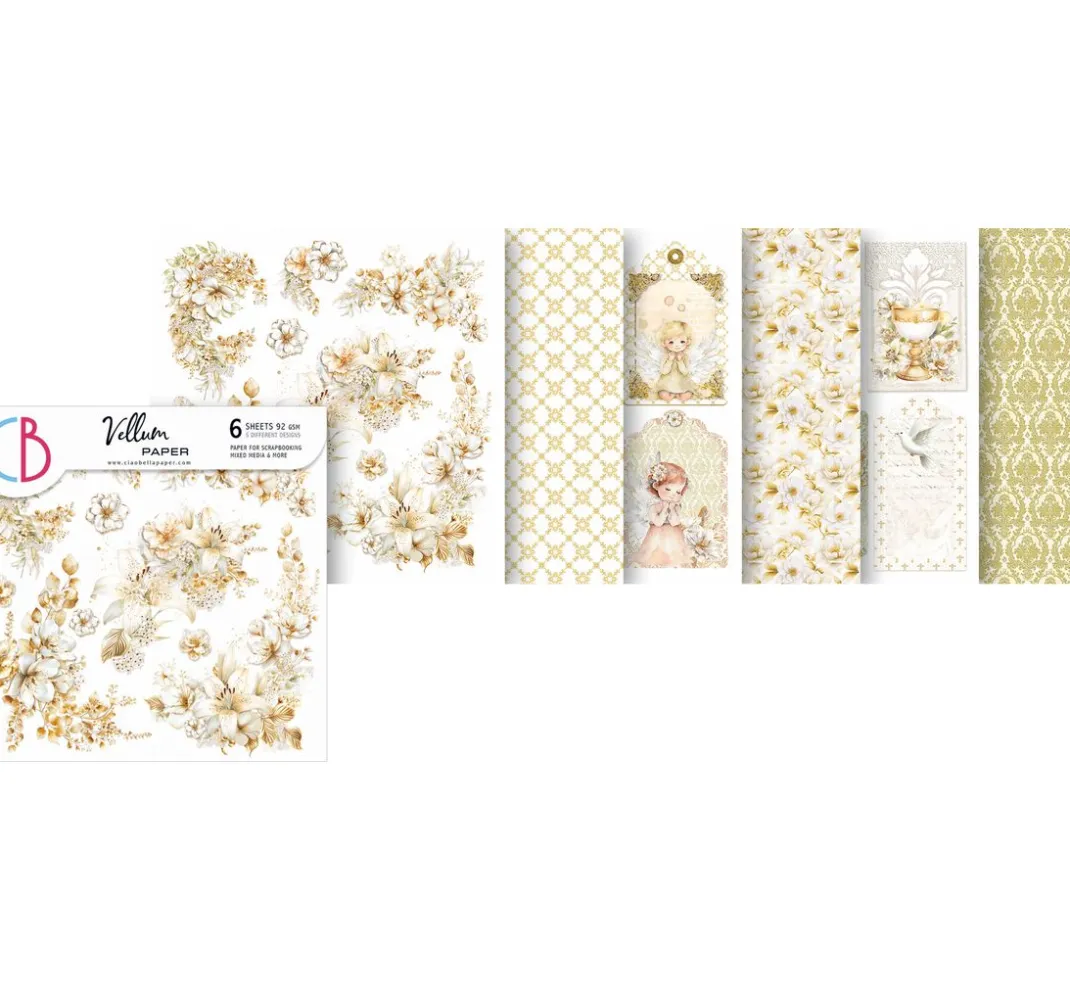 Ciao Bella Transparentpapier|Kartengestaltung>Vellum Paper "Blessing Day"