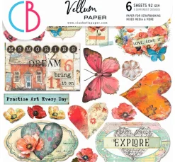 Ciao Bella Kartengestaltung|Scrapbooking>Vellum Paper "Majestic Dream"