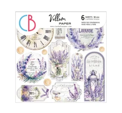 Ciao Bella Transparentpapier|Dekoelemente>Vellum Paper "Morning in Provence"