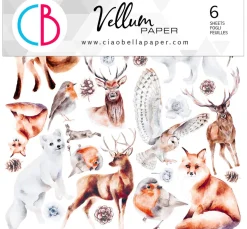 Ciao Bella Transparentpapier|Kartengestaltung>Vellum Paper "Winter Journey"
