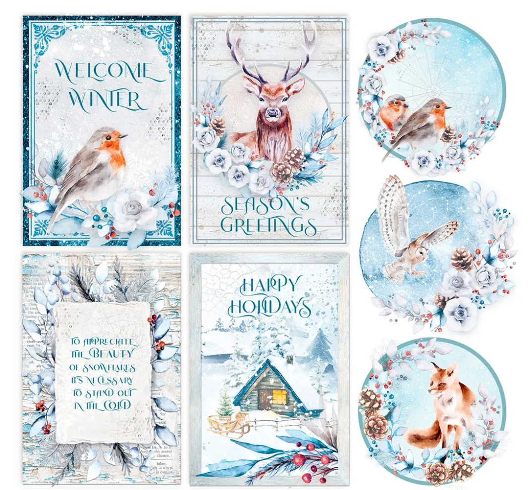 Ciao Bella Transparentpapier|Kartengestaltung>Vellum Paper "Winter Journey"