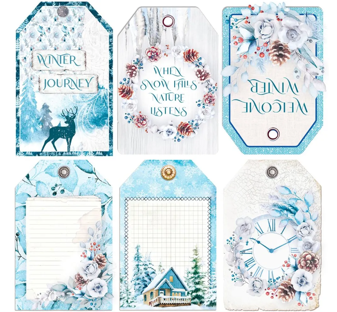 Ciao Bella Transparentpapier|Kartengestaltung>Vellum Paper "Winter Journey"