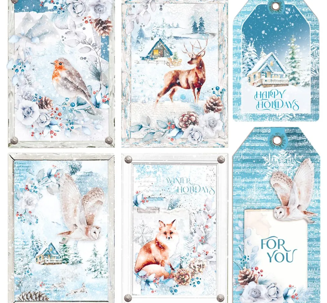 Ciao Bella Transparentpapier|Kartengestaltung>Vellum Paper "Winter Journey"