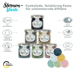 Viva Decor Farbsets|Glas- & Porzellanmalfarbe>Sternenstaub "Bezaubernde Glanzeffekte", 6er-Set