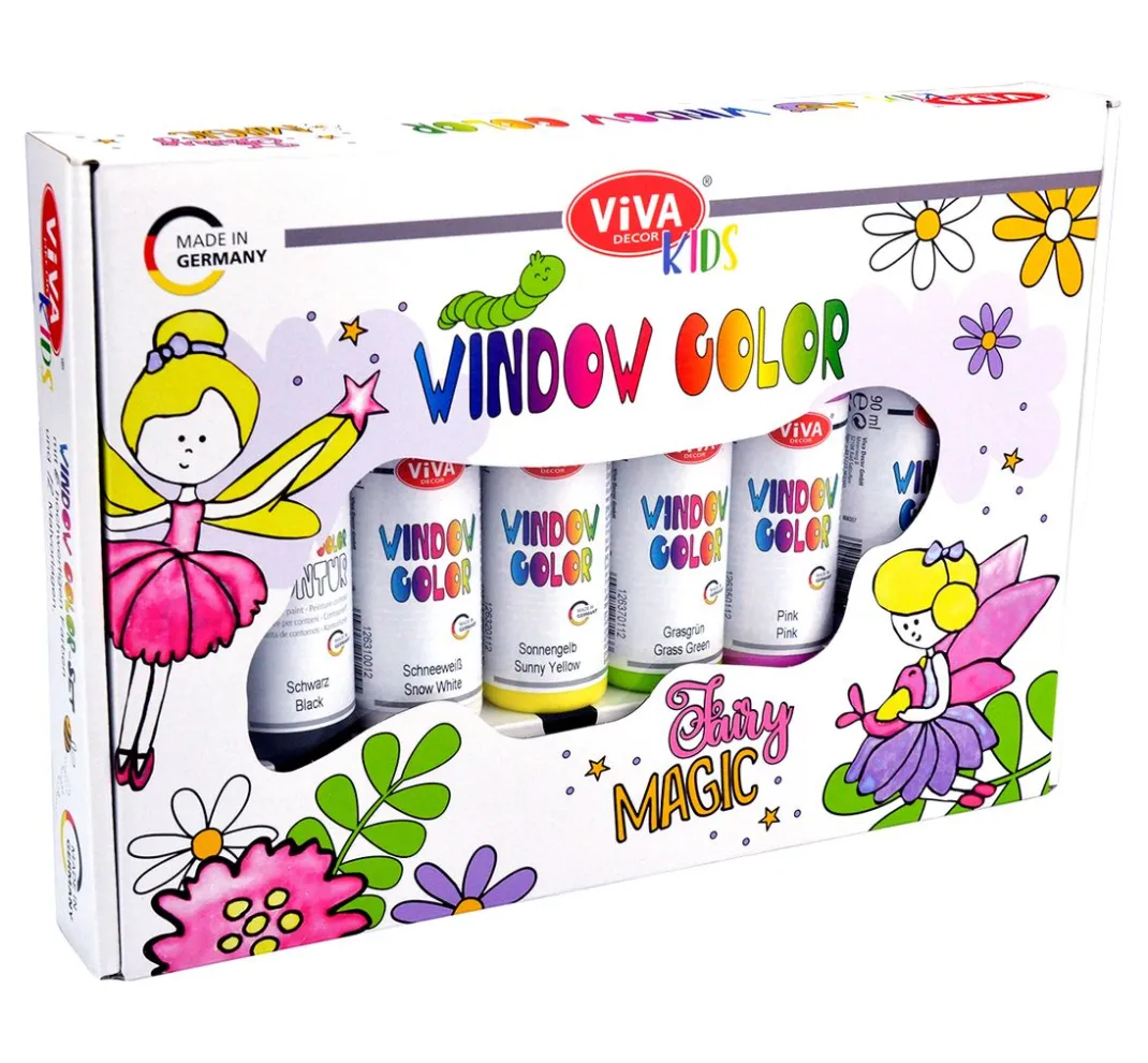 Kinder Viva Decor Window Color|Window Color>Viva KIDS Window Color-Set "Fairy Magic"