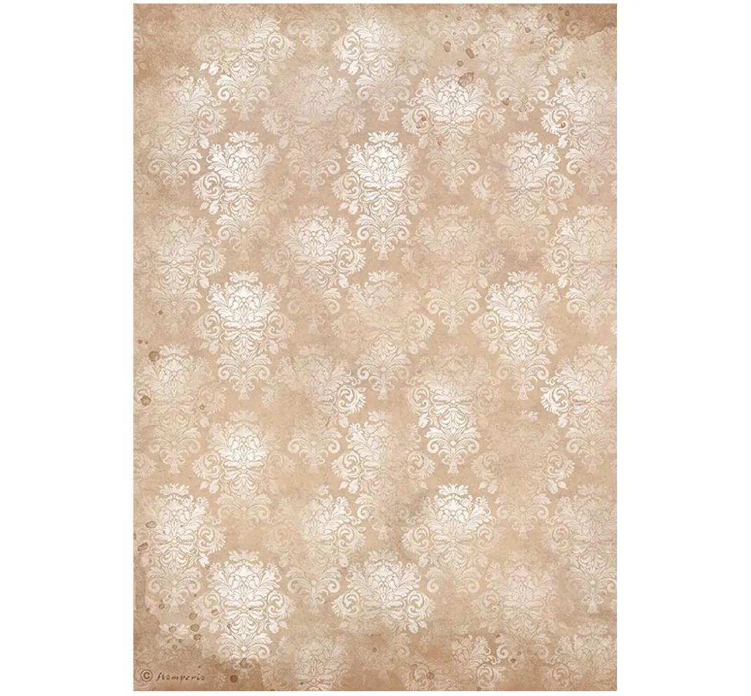 Stamperia Sticker & Klebebänder|Kartengestaltung>Washi Pad "Golden Harmony"