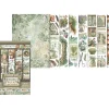 Stamperia Sticker & Klebebänder|Kartengestaltung>Washi Pad "Herbarium Silvae"
