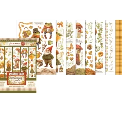 Stamperia Sticker & Klebebänder|Kartengestaltung>Washi Pad "Whispering Woods"