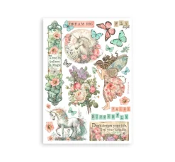 Stamperia Sticker & Klebebänder|Kartengestaltung>Washi Pad "Wonderland"