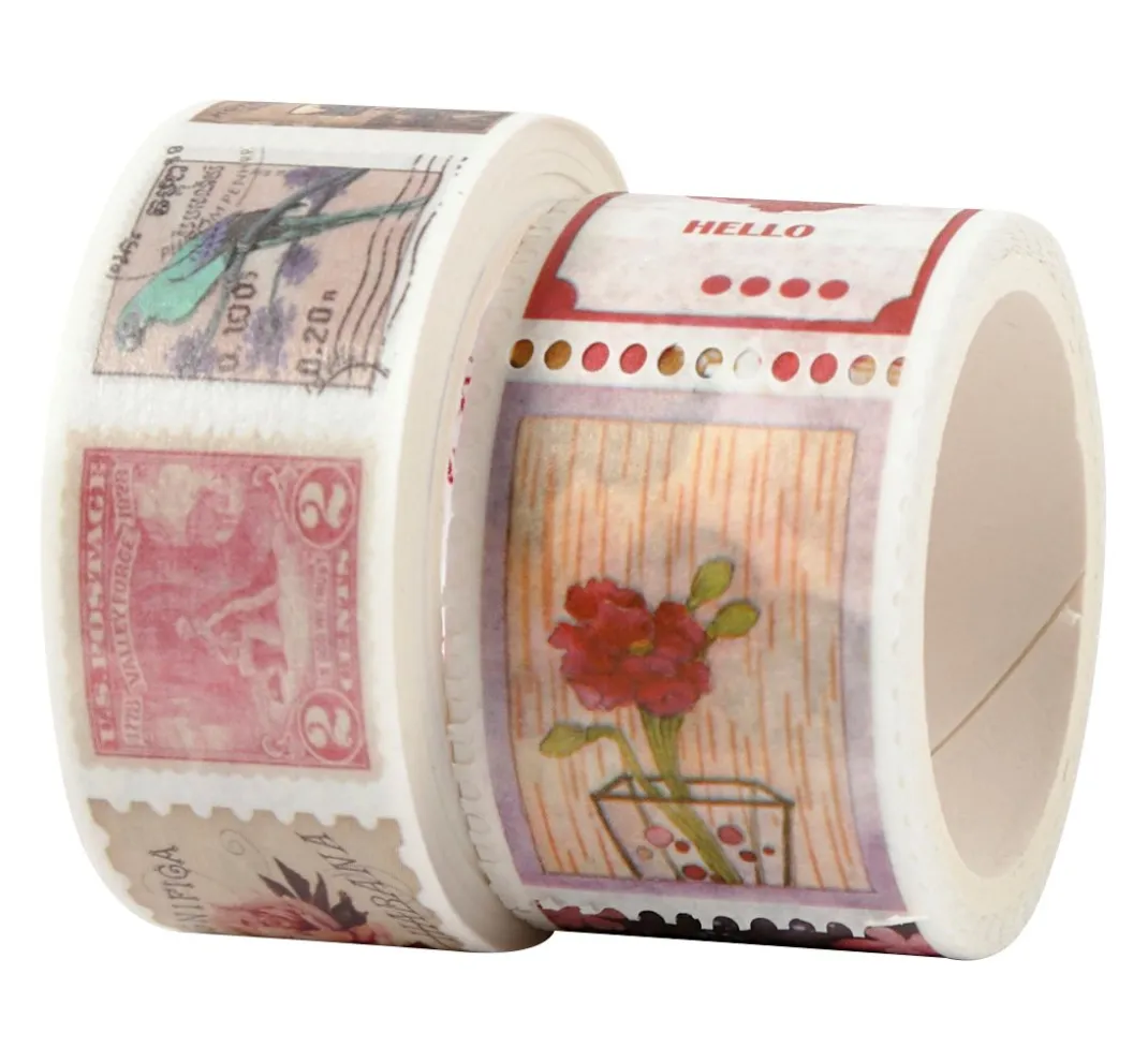 creativ company Bullet Journal|Masking Tape>Washi Tape "Briefmarken"
