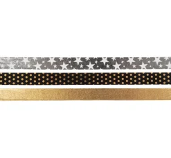 Rayher Masking Tape|Scrapbooking>Washi Tape Set "Gold/Silver Foil"
