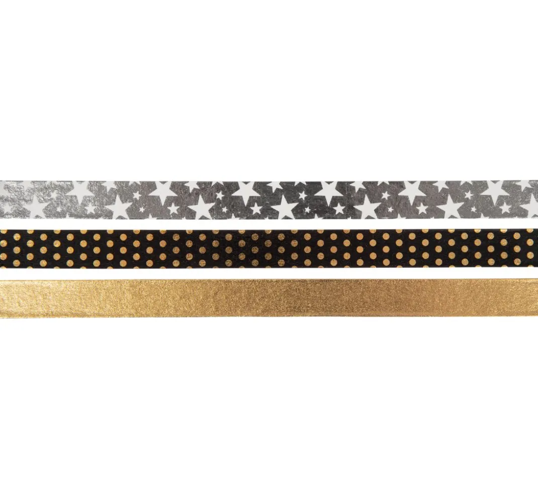 Rayher Masking Tape|Scrapbooking>Washi Tape Set "Gold/Silver Foil"