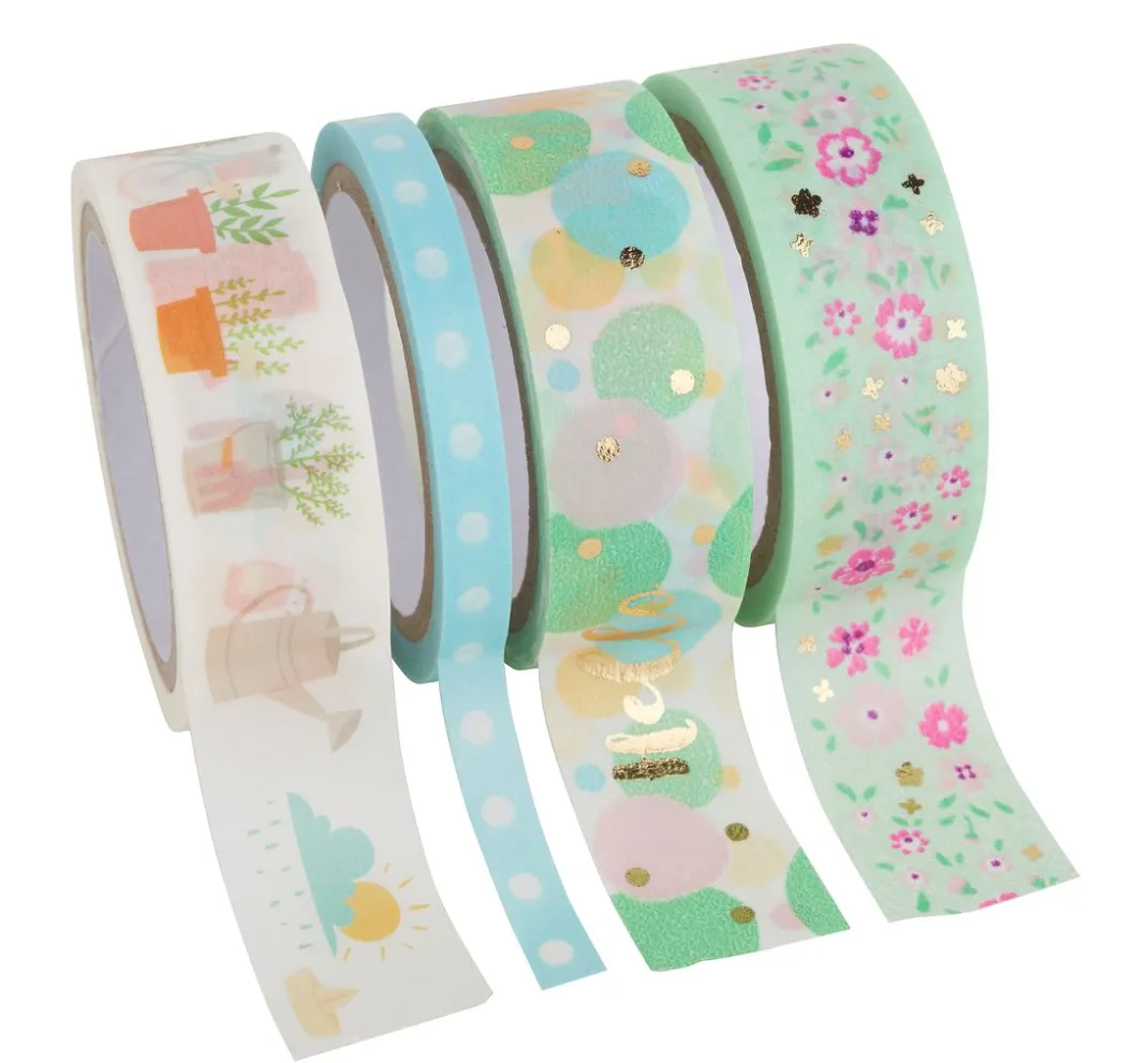 folia Bullet Journal|Masking Tape>Washi Tape Set "Hot Foil Spring"