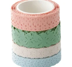 folia Masking Tape|Sticker & Klebebänder>Washi-Dekor "Pastell-Mix"