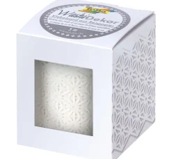folia Masking Tape|Sticker & Klebebänder>Washi-Dekor "Weiß"