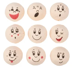 Kinder GLOREX Marionetten & Figuren|Styropor- Und Watteformen>Wattekugeln mit Gesicht