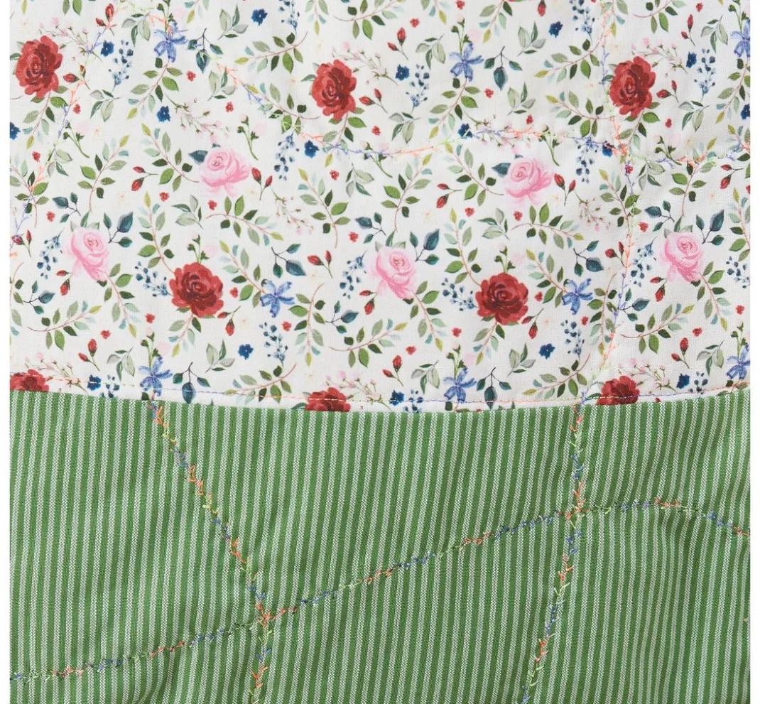 Westfalenstoffe Spezialstoffe|Patchworkstoffe>Webstoff "Vichy Streifen Grün"