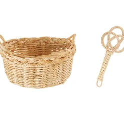 HobbyFun Miniaturen>Wichtel-Set "Wäschekorb & Teppichklopfer"