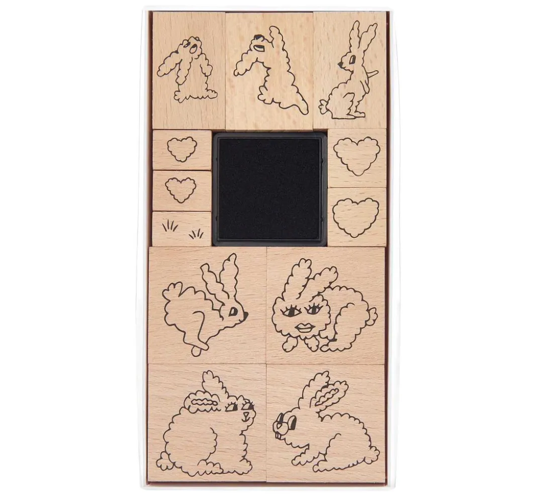 Rico Design Stempel & Zubehör|Kartengestaltung>XL Stempel-Set "Futschikato Hasen"
