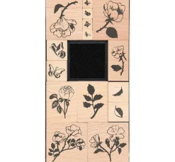 Rico Design Stempel & Zubehör|Kartengestaltung>XL Stempel-Set "La Vie En Rose"
