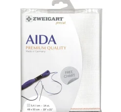 Zweigart Stoff Zum Sticken|Sticken>Stern-Aida, Precut 48 x 53 cm